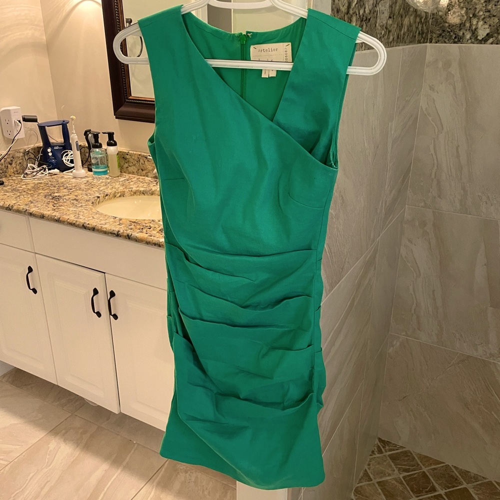 Nicole Miller green dress in size 0.  Absolutely beautiful!!